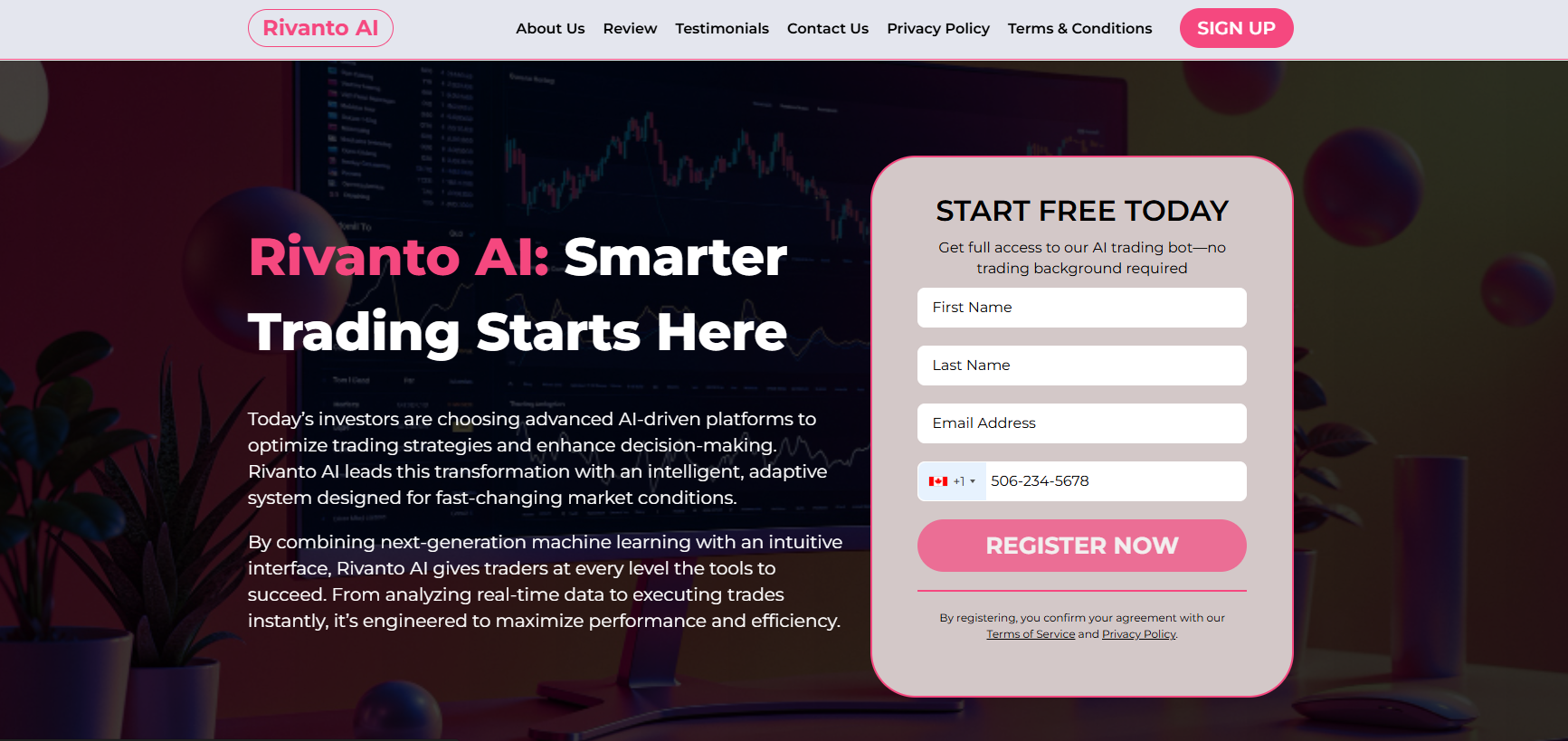 Olyntro Labs platform interface